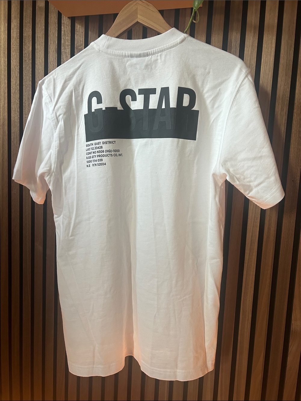 NWT G Star Classic Men's White Crew Neck T-Shirt